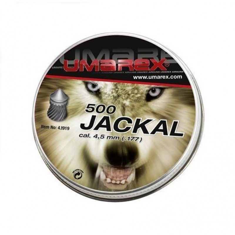 PIOMBINI A PUNTA JACKAL CAL.4,5 500 pz 0,53 gr UMAREX