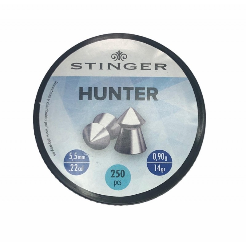 PIOMBINI A PUNTA HUNTER CAL.5,5  0,90 GR 200 pz. STINGER