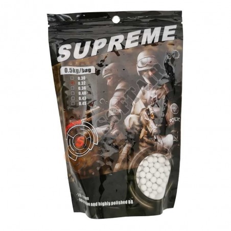 PALLINI SUPREME 0.32 gr BUSTA DA 0.5 kg BIANCHI