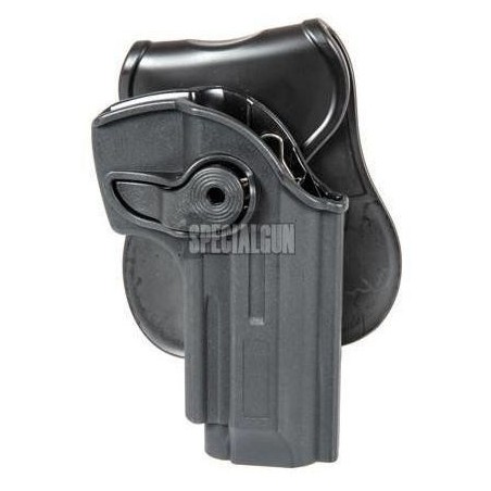 FONDINA IN POLIMERO PER BERETTA 92 FS PT99 DESTRA ULTIMATE NERA