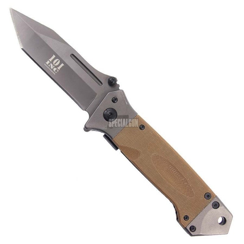 COLTELLO TATTICO DA35  RICHIUDIBILE 101 INC COYOTE