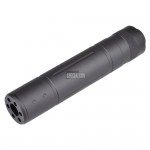 SILENZIATORE 155 x 30 SOUND SUPPRESSOR TYPE D M-ETAL NERO