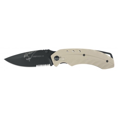 COLTELLO TATTICO FOXTROT RICHIUDIBILE DEFCON 5 DESERT