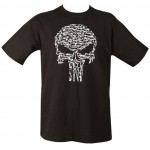 T-SHIRT MILITARE PUNISHER GUNS NERO