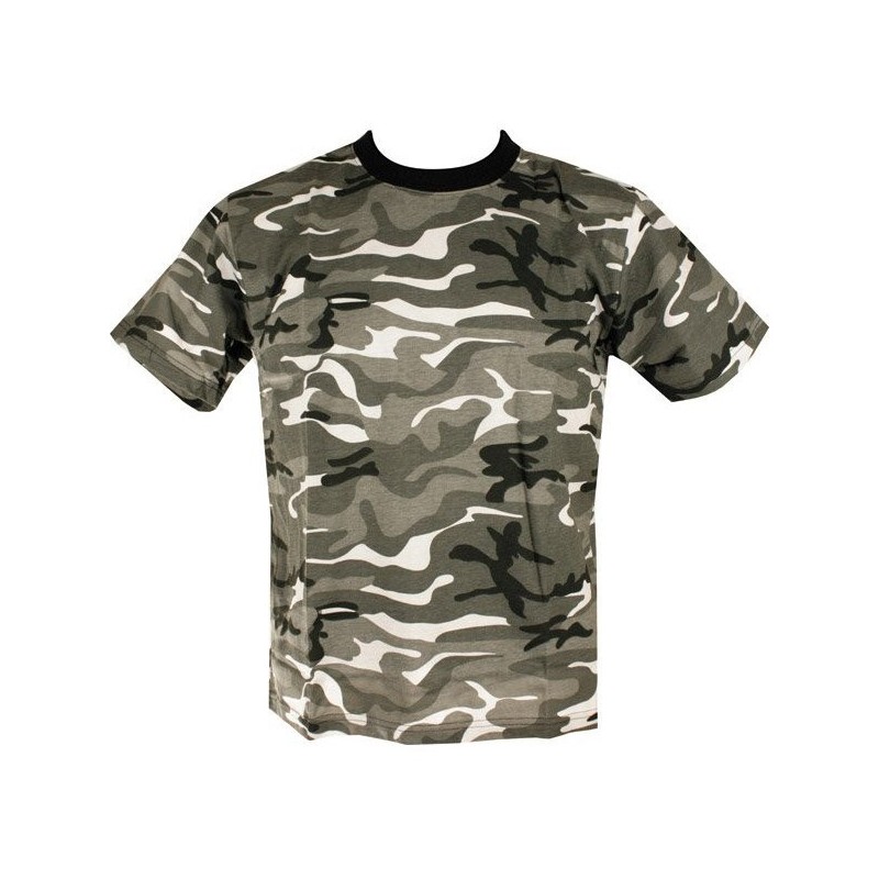 T-SHIRT MILITARE COMBAT CAMO URBAN