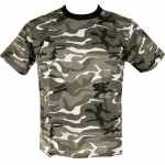 T-SHIRT MILITARE COMBAT CAMO URBAN