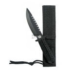 COLTELLO RECON 7" PARACORD LAMA FISSA 18,5 cm 101 INC NERO