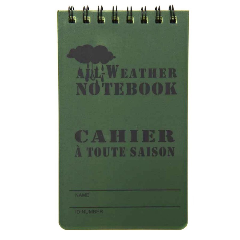 NOTEBOOK IMPERMEABILE ALL WEATHER PICCOLO