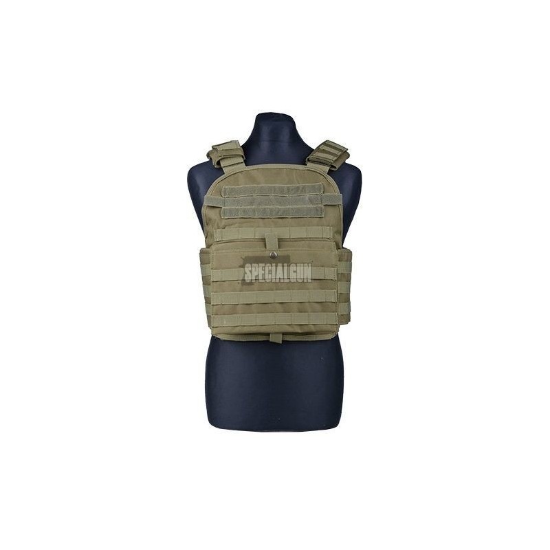 TACTICAL VEST PLATE ARMOR GFC VERDE OD