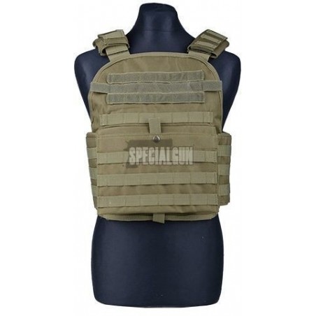 TACTICAL VEST PLATE ARMOR GFC VERDE OD