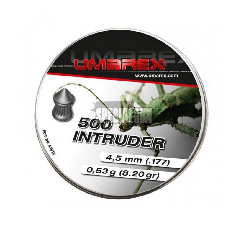 PIOMBINI A PUNTA INTRUDER CAL.4,5 500 pz 0,53 gr UMAREX