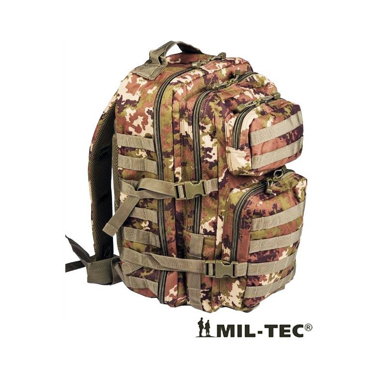 ZAINO TATTICO MILITARE 30 lt MILTEC VEGETATO ITALIANO