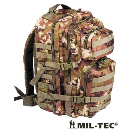 ZAINO TATTICO MILITARE 30 lt MILTEC VEGETATO ITALIANO