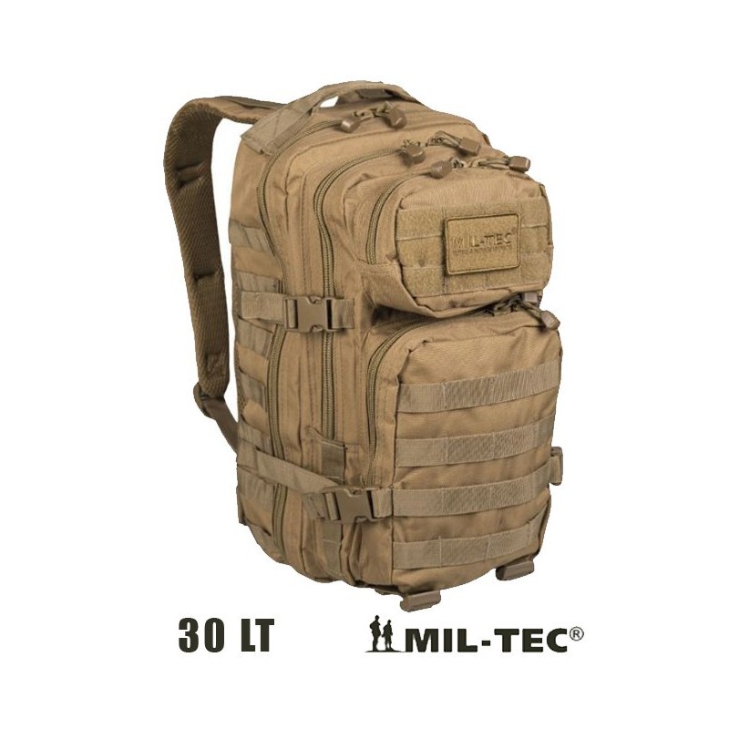 ZAINO TATTICO MILITARE 30 lt MILTEC COYOTE