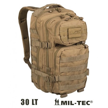 ZAINO TATTICO MILITARE 30 lt MILTEC COYOTE