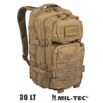 MILTEC MOCHILA MILITAR TÁCTICA 30 l COYOTE