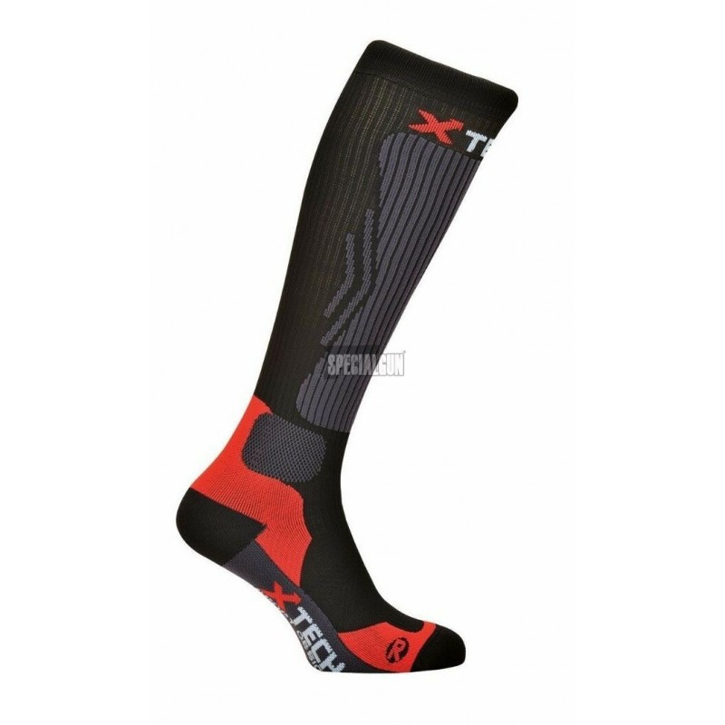 CALZE TECNICHE TERMICHE COMPRESSION XTECH NERE