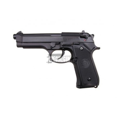 WE M92 FS GAS BLOWBACK FULL METAL BLACK