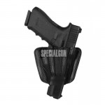 FONDINA IN CUOIO INTERNA ESTERNA L/AUTO VEGA HOLSTER NERO