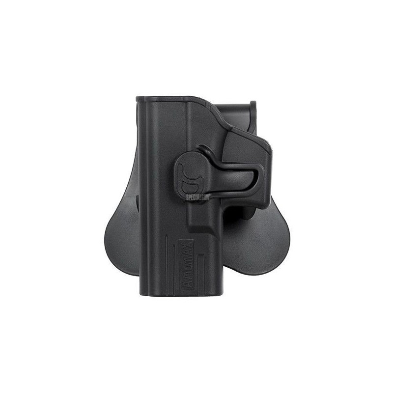 GLOCK AMOMAX FUNDA DE POLÍMERO PARA 19/23/32 IZQUIERDA NEGRA