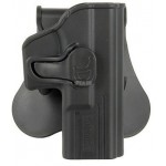 FONDINA IN POLIMERO PER GLOCK 19/23/32 DESTRA AMOMAX NERA