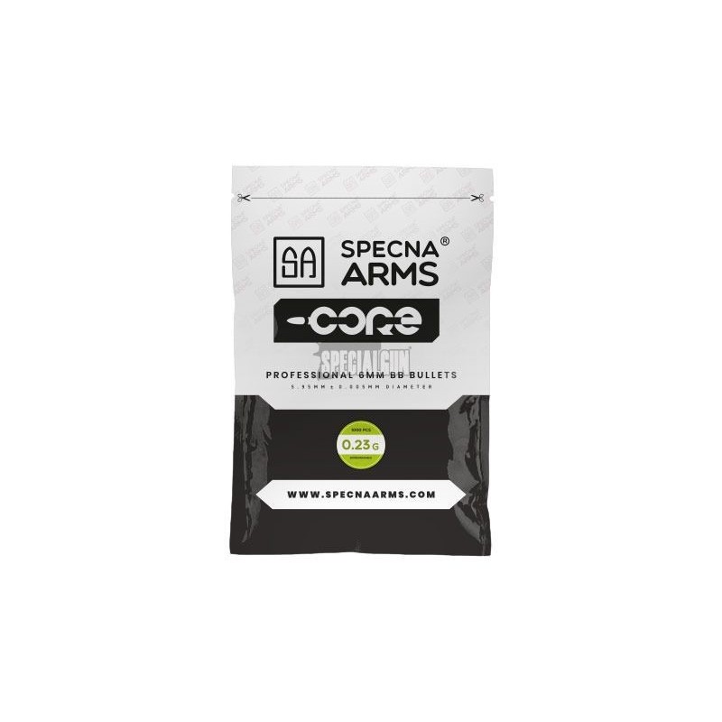 BOLAS BIODEGRADABLES 0,23 g 1 kg BLANCO SPECNA ARMS