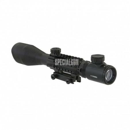 RIFLESCOPE COMPAC 4-12x50 ÓPTICA NEGRA