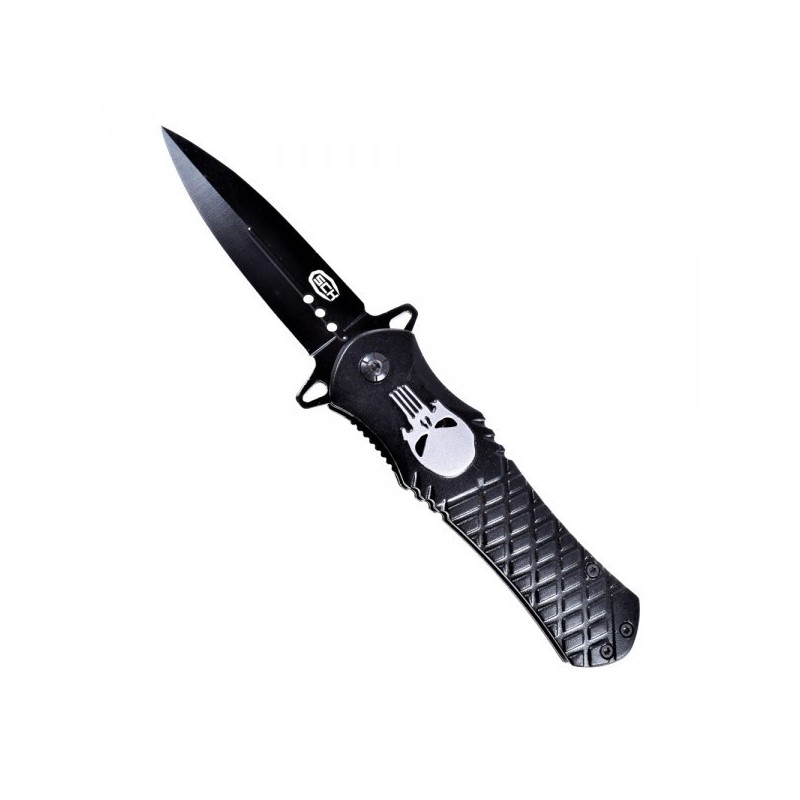 COLTELLO TATTICO STEEL CLAW KNIVES PUNISHER NERO