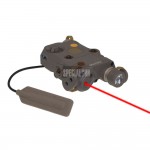 AN/PEQ 15 UPGRADE VERSION LED LASER ROSSO FMA TAN