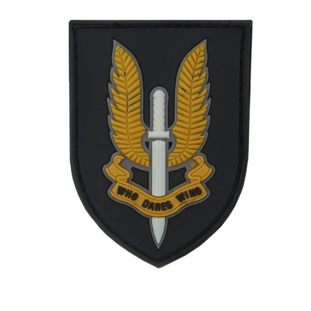 PATCH IN GOMMA PVC 3D WHO DARES WINS SAS