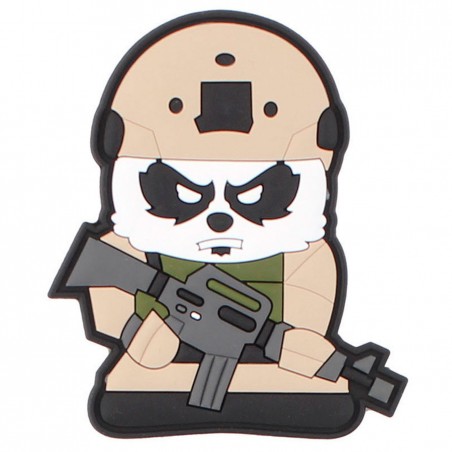 PATCH IN GOMMA PVC 3D BEAR KILLER FULL COLOR