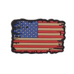 BANDERA AMERICANA VINTAGE PARCHE DE GOMA DE PVC