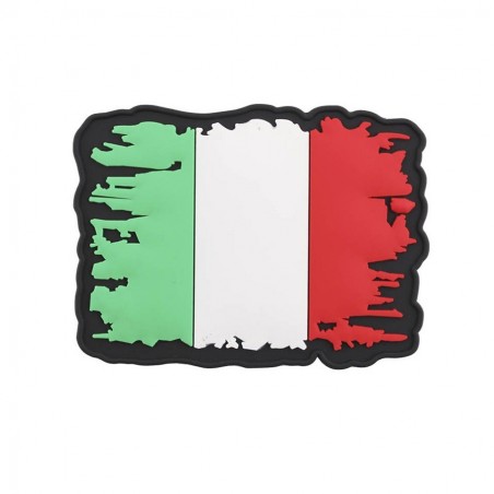 PATCH IN GOMMA PVC BANDIERA ITALIA VINTAGE