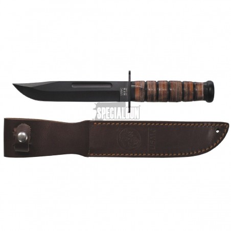 CUCHILLO USMC CON MANGO DE MADERA MFH