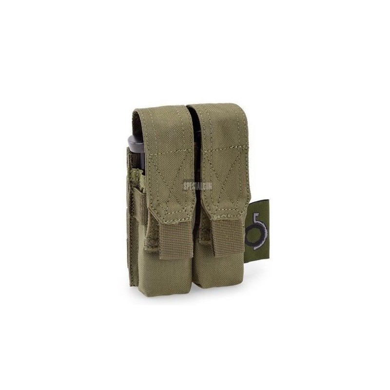 DOBLE BOLSILLO CARGADOR 9 mm OUTAC VERDE OD