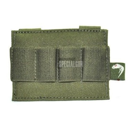 TASCA PORTA BOSSOLI SHOTGUN 4 POSTI VIPER TACTICAL VERDE OD