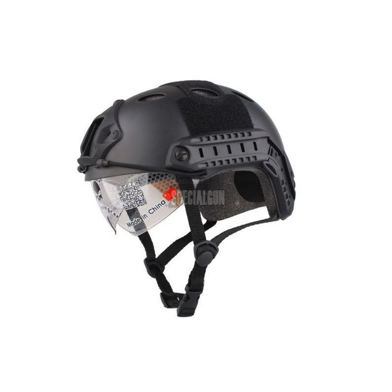 CASCO FAST PJ CON VISERA EMERSON NEGRO