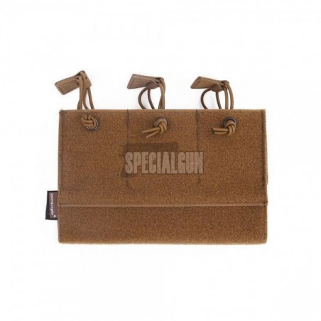 PORTAPLACAS TRIPLE MARSUPIAL POCKET 5.56 EMERSON COYOTE BROWN