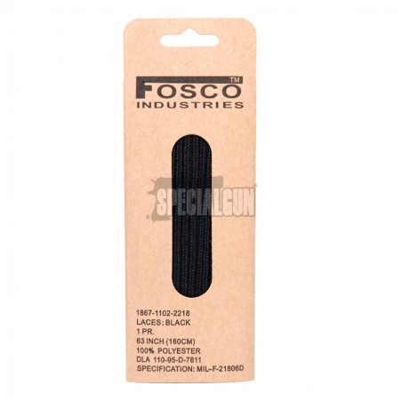 LACAS 180 cm. FOSCO PARA ANFIBIOS NEGRO