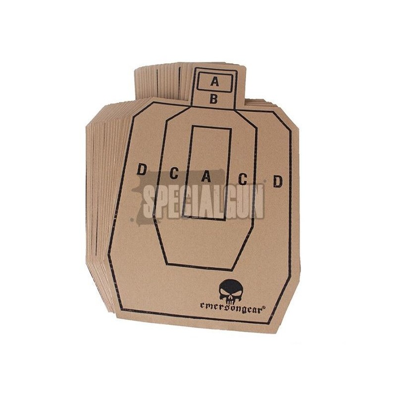 EMERSON CARDBOARD TARGET SET 20 piezas