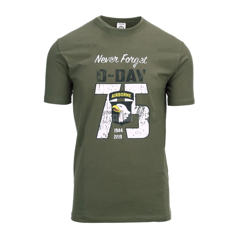 T-SHIRT MILITARE D-DAY 75 YEARS COYOTE