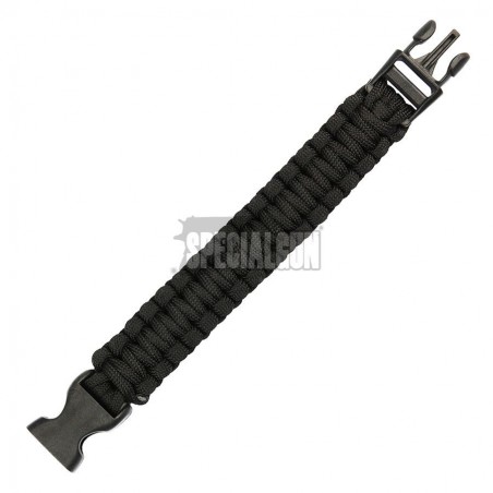 101INC PULSERA PARACORD NEGRA