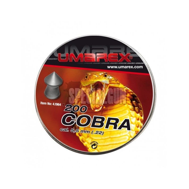 PIOMBINI CAL 5.5 COBRA 1,02 gr UMAREX 200 pz