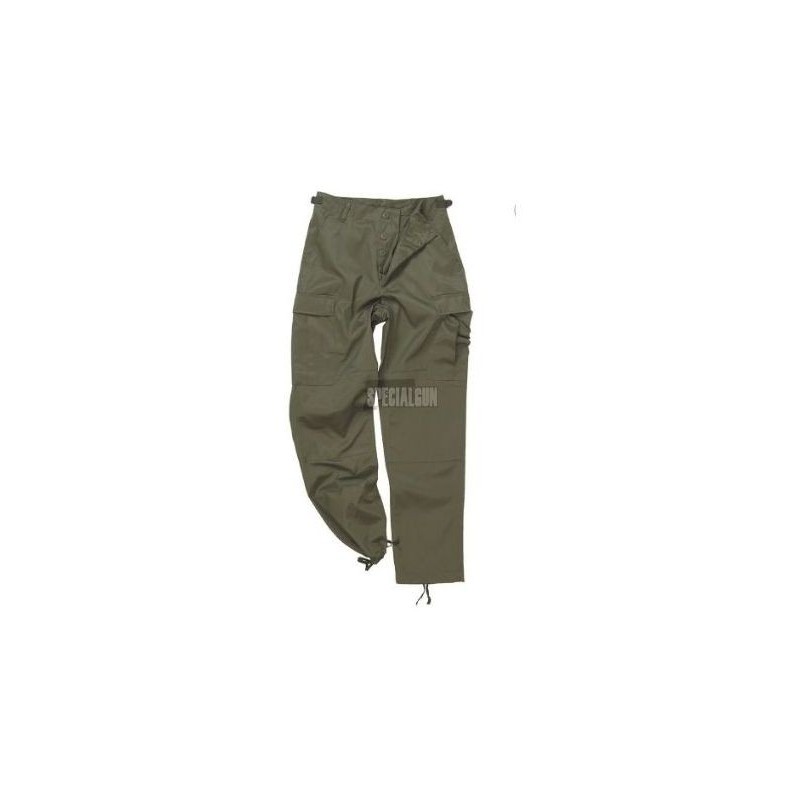 PANTALONE MILITARE BDU MILTEC VERDE OD