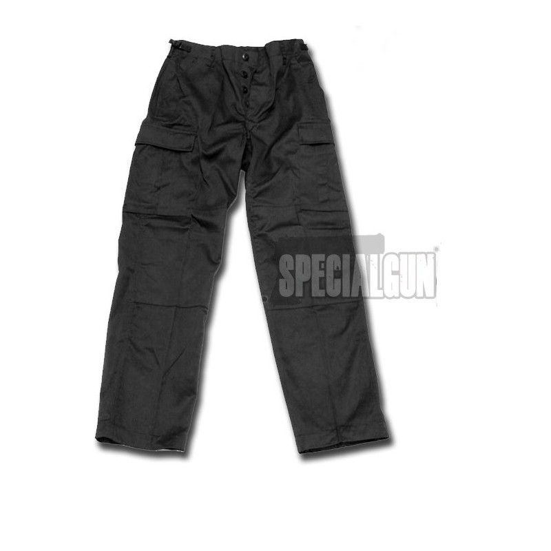 MFH PANTALÓN MILITAR BDU NEGRO