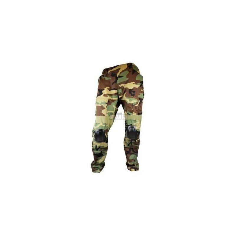 JS-WARRIOR PANTALONES DE COMBATE WOODLAND