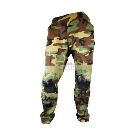 JS-WARRIOR PANTALONES DE COMBATE WOODLAND