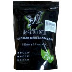 JS-TACTICAL BOLAS BIODEGRADABLES 0,25 g 1kg SACHET BLANCO