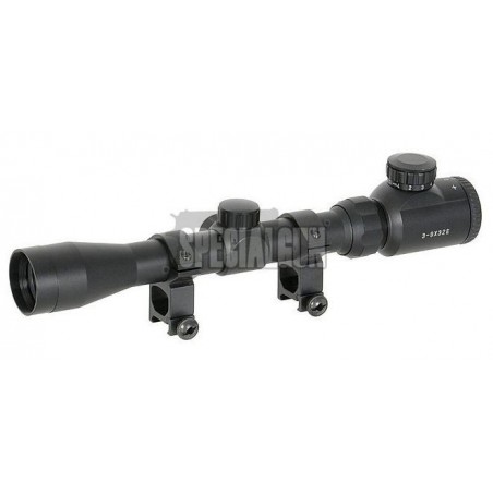 ÓPTICA DE RETÍCULA ILUMINADA 3-9X32 RIFLESCOPE