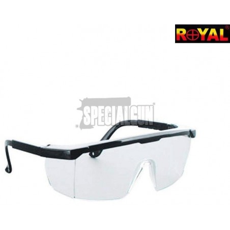 GAFAS SENCILLAS CON MONTURA NEGRA LENTES TRANSPARENTES ROYAL